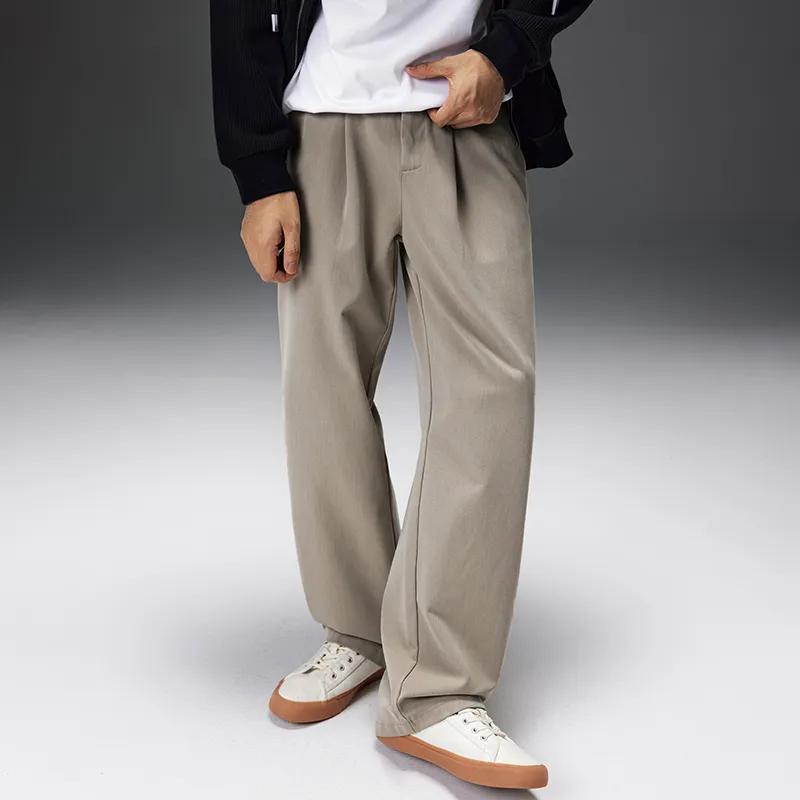 GTRG Casual Pants Unisex Light Khaki-2
