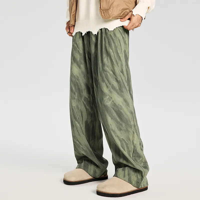 GTRG Casual Pants Unisex Light Green-2