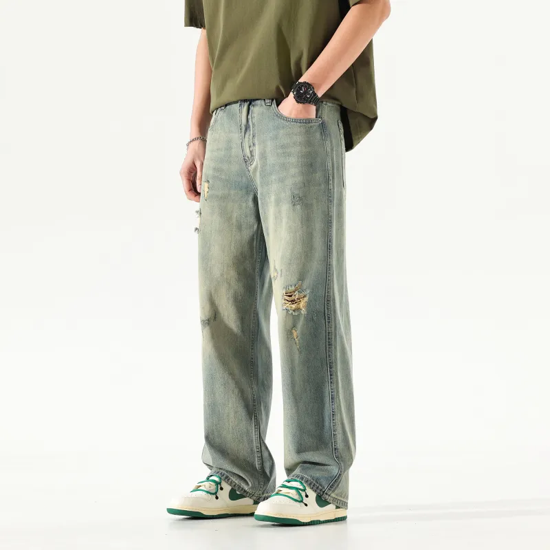 GTRG Jeans Men Yellow Mud-7