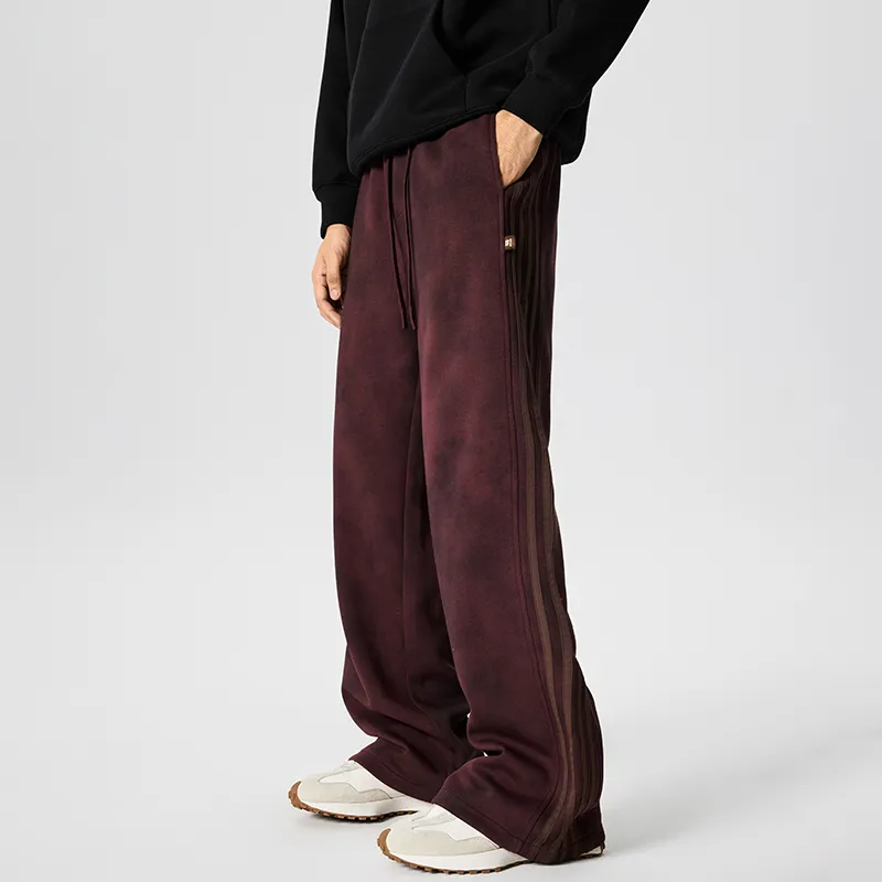 GTRG Casual Pants Unisex Dirty Red-4