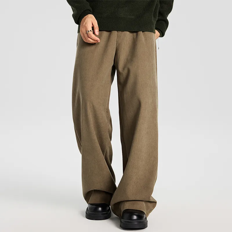 GTRG Casual Pants Unisex Khaki-4
