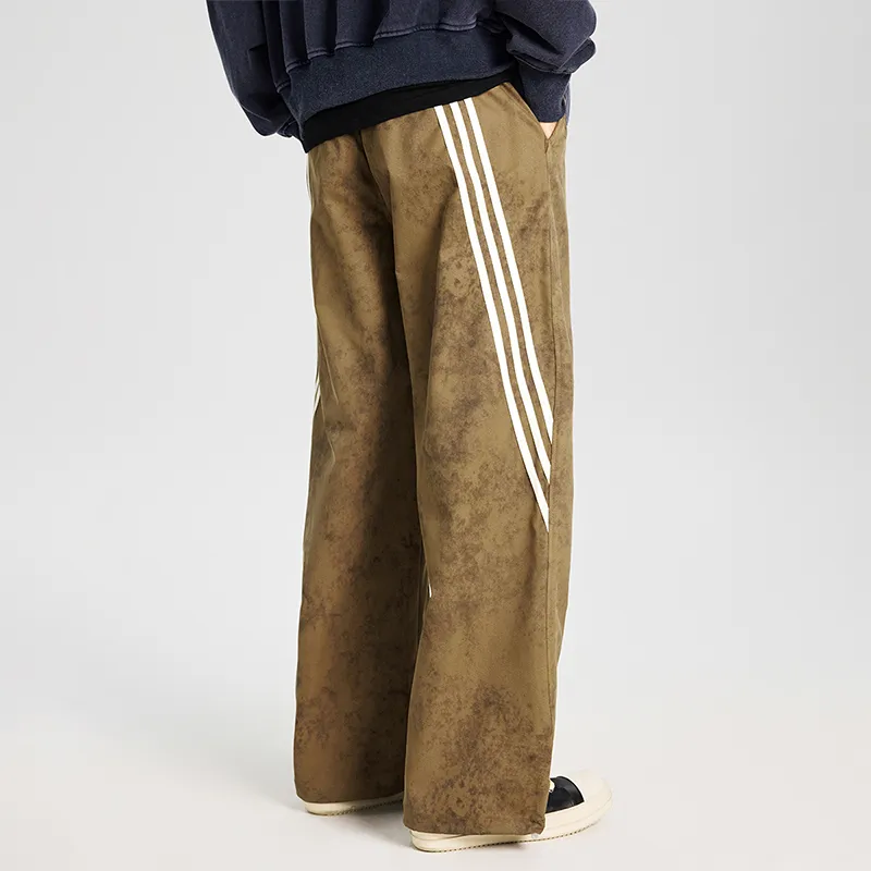 GTRG Casual Pants Unisex Embroidered Khaki-6
