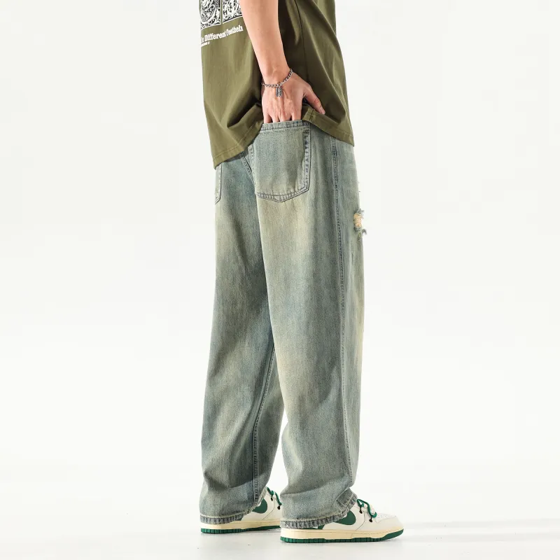 GTRG Jeans Men Yellow Mud-5