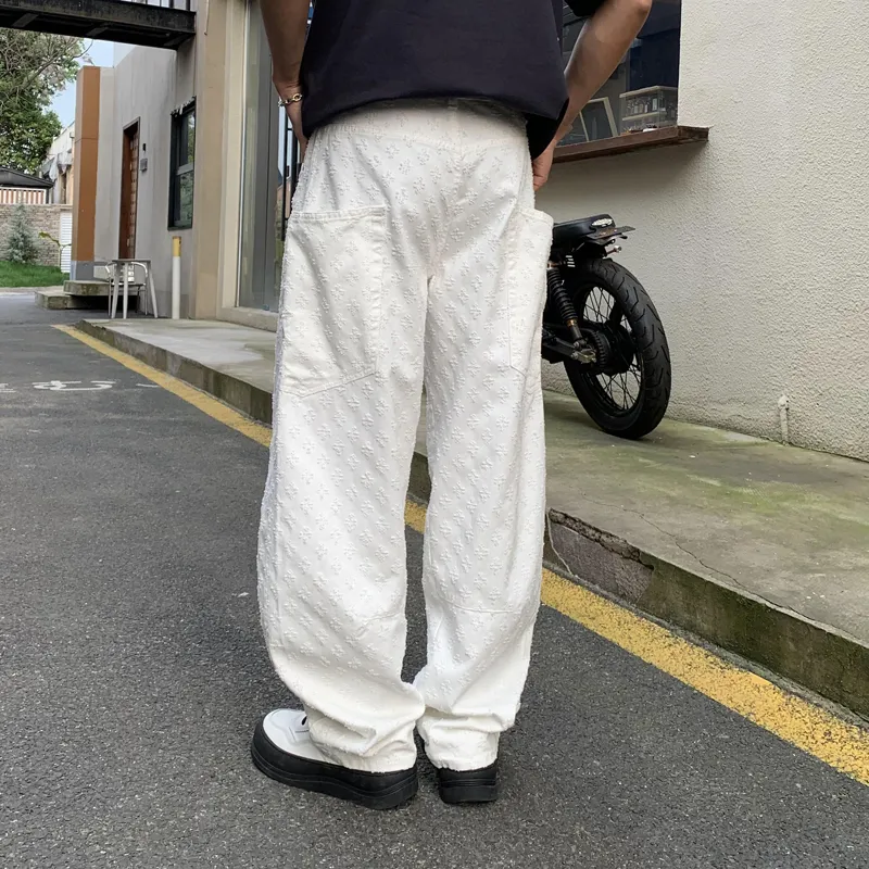 GTRG Jeans Unisex White-3