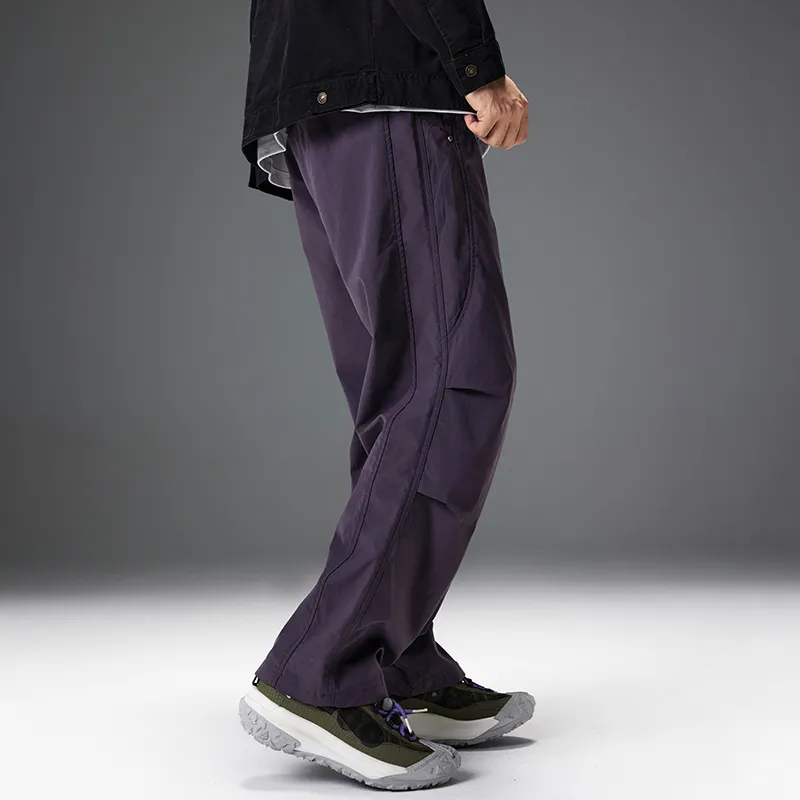 GTRG Casual Pants Unisex Purple-3