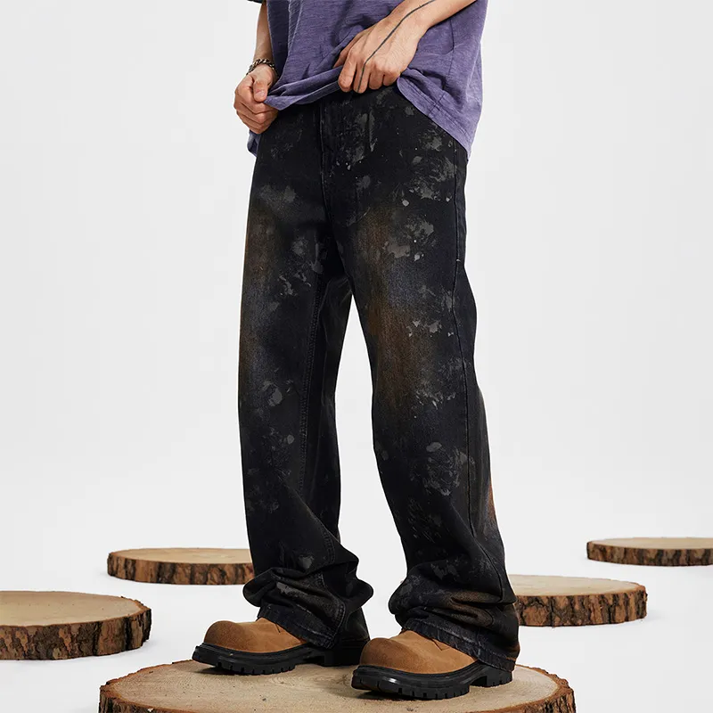 GTRG Jeans Unisex Dirty Mud Black-4