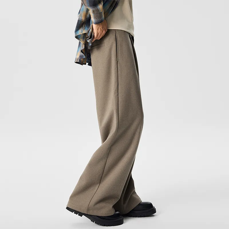 GTRG Casual Pants Unisex Greige-6
