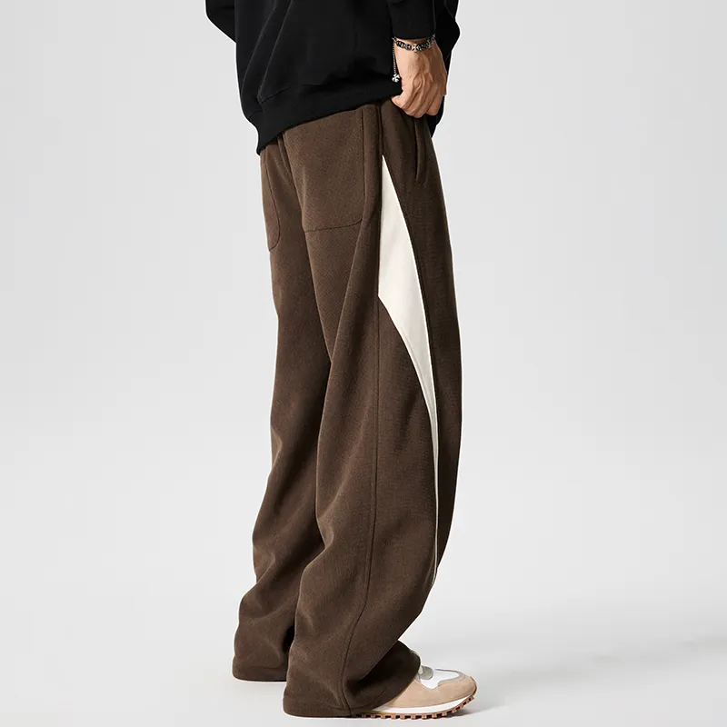 GTRG Casual Pants Unisex Coffee-5
