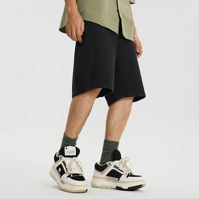 GTRG Denim Shorts Men Black-5
