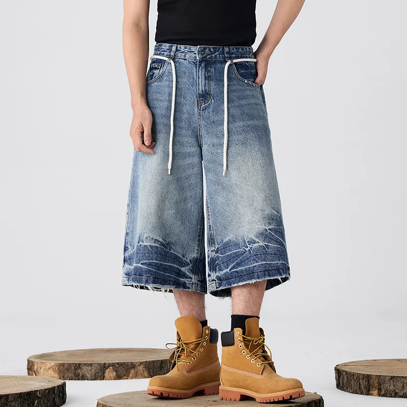GTRG Denim Shorts Unisex Nostalgic Blue-3