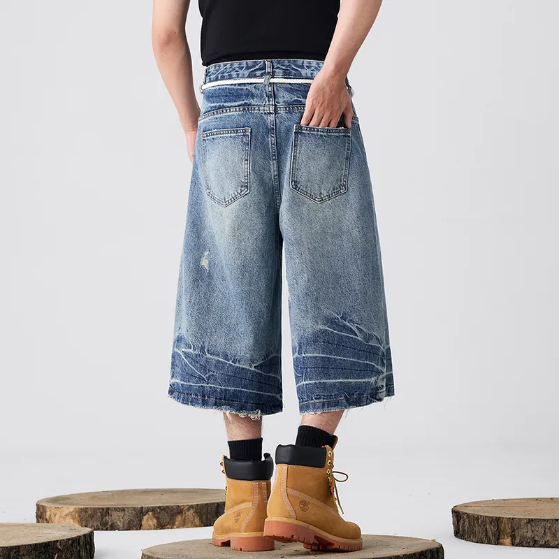 GTRG Denim Shorts Unisex Nostalgic Blue-6