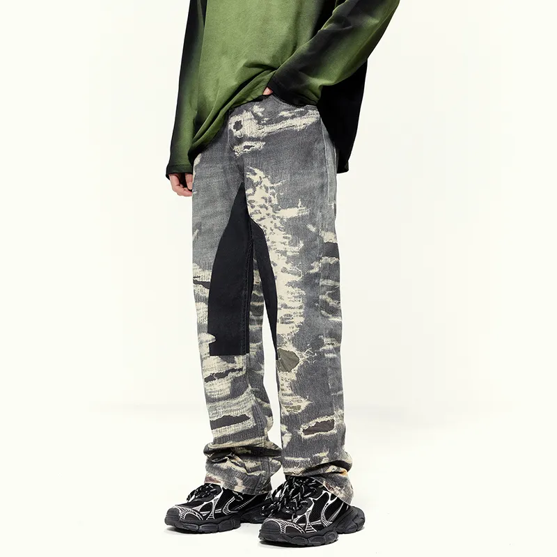 GTRG Jeans Unisex Black Gray-3