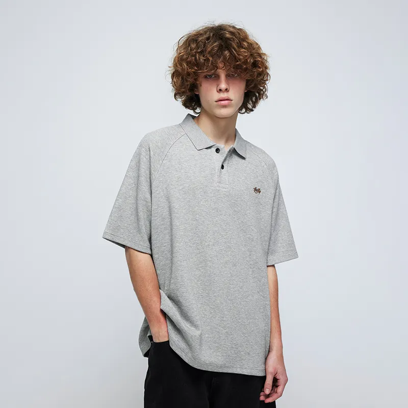 GTRG Polo Shirt Unisex Heather Gray-2