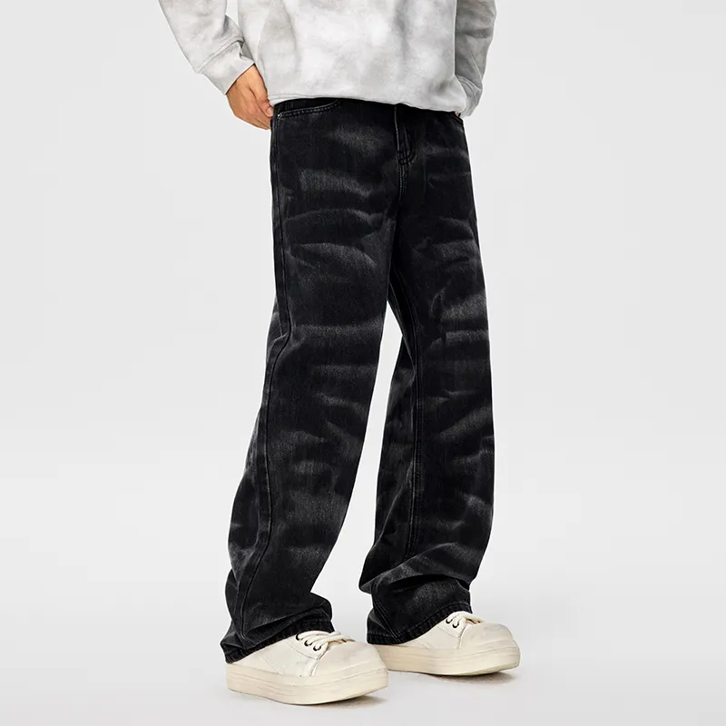 GTRG Jeans Unisex Black Zebra Print-6