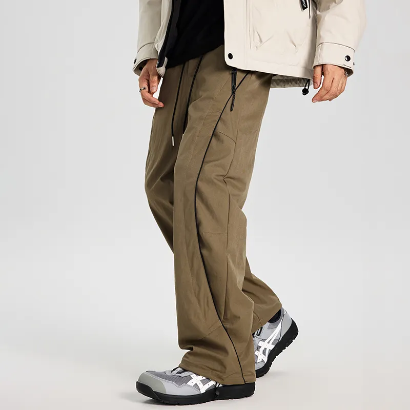 GTRG Casual Pants Unisex Khaki-5