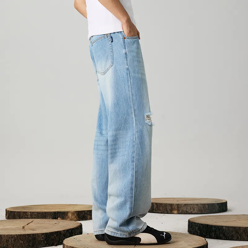 GTRG Jeans Unisex Colorful Blue-4