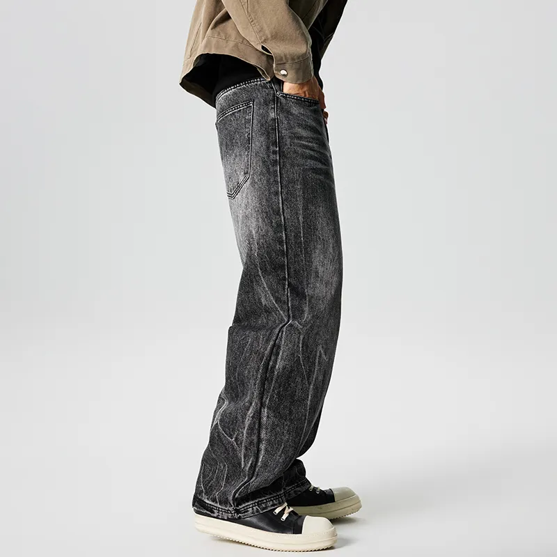 GTRG Jeans Unisex Black Gray Color-5