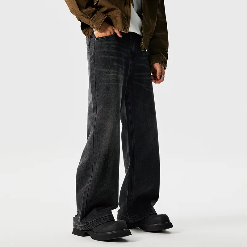 GTRG Jeans Unisex Black Gray Color-5
