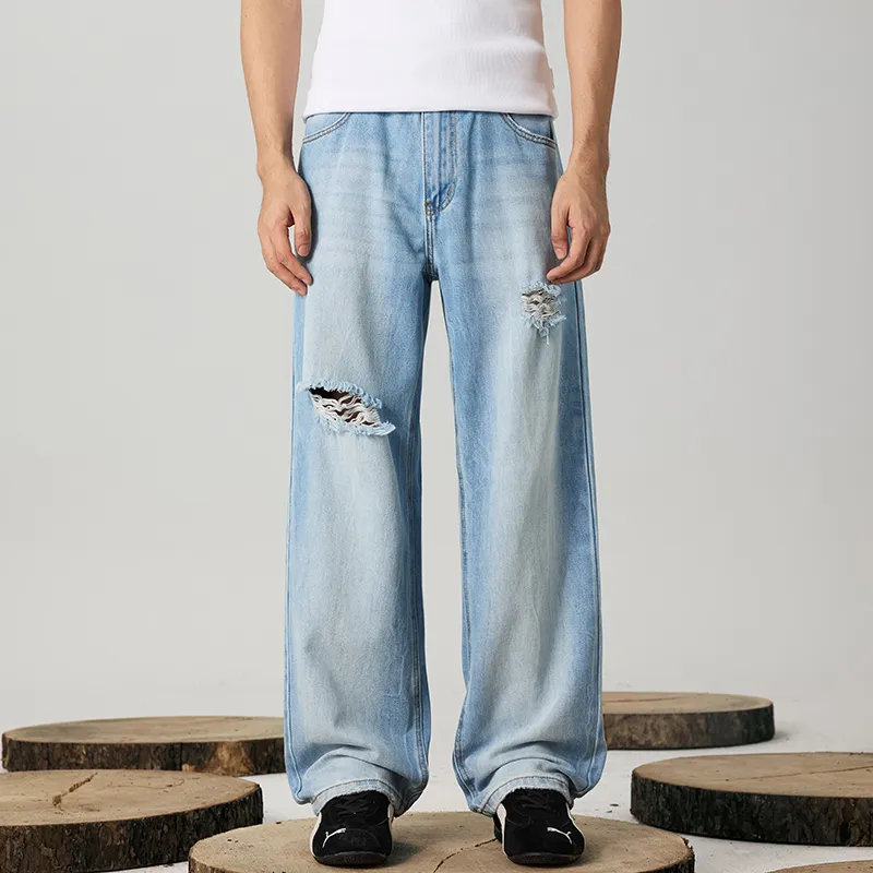 GTRG Jeans Unisex Colorful Blue-2