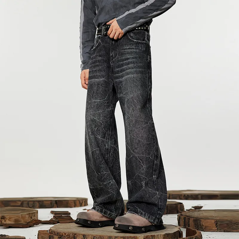 GTRG Jeans Unisex Black Gray Color-3