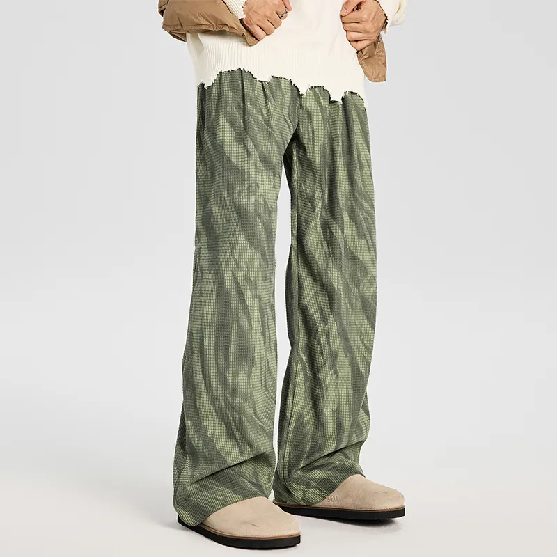 GTRG Casual Pants Unisex Light Green-3