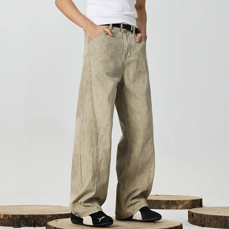 GTRG Jeans Unisex Khaki-4