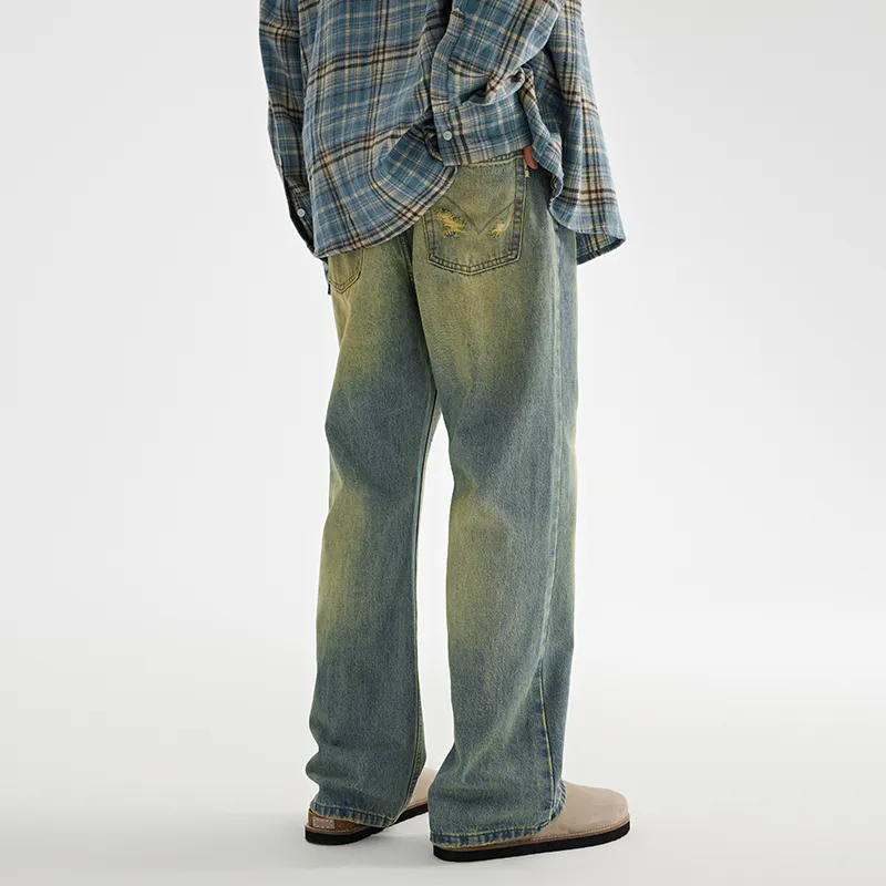 GTRG Jeans Unisex Yellow Mud-7