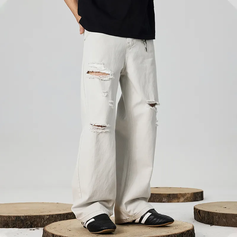 GTRG Jeans Unisex White-4
