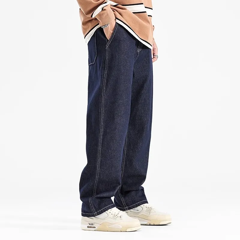 GTRG Jeans Unisex Navy Blue-5