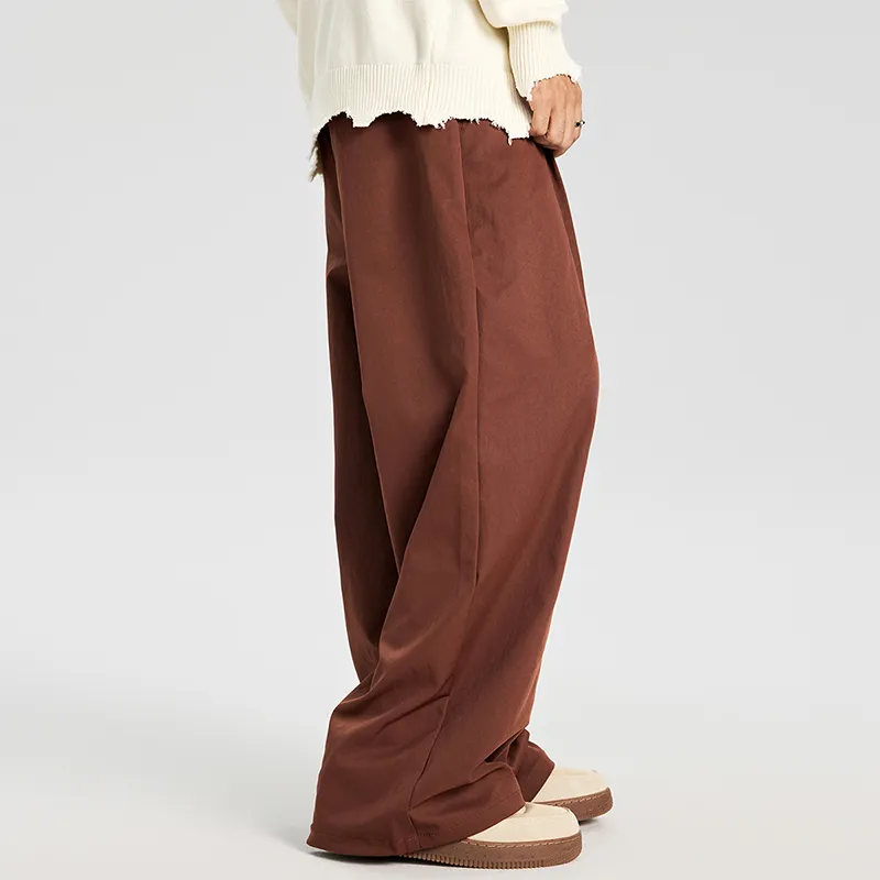 GTRG Casual Pants Unisex Rusty Red-6