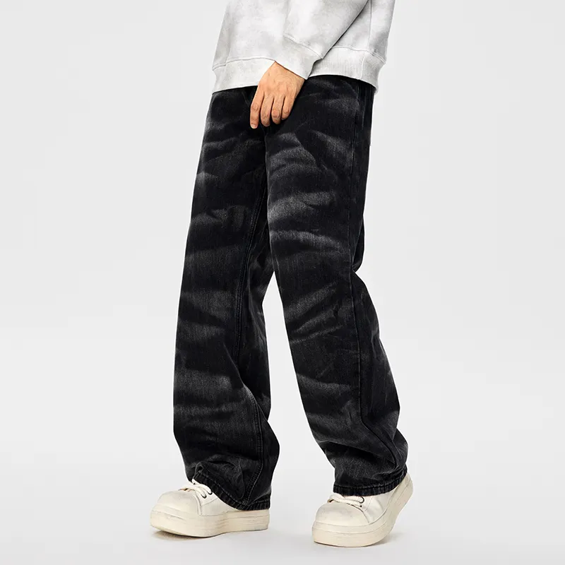 GTRG Jeans Unisex Black Zebra Print-7