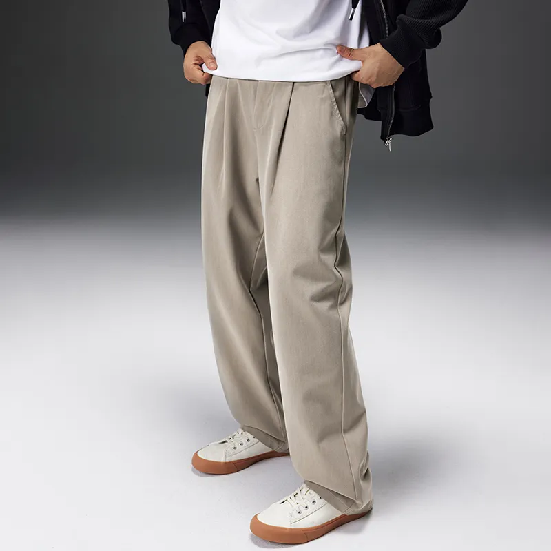 GTRG Casual Pants Unisex Light Khaki-7