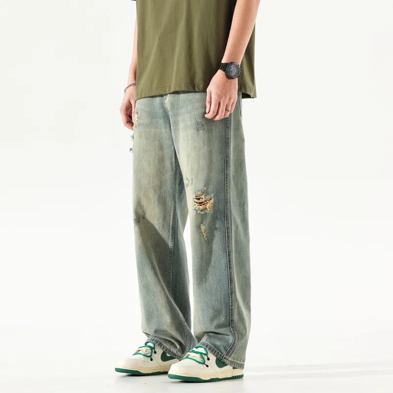 GTRG Jeans Men Yellow Mud-3