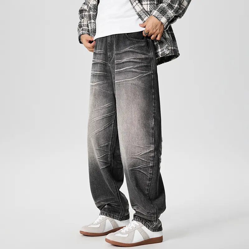 GTRG Jeans Unisex Gray-3