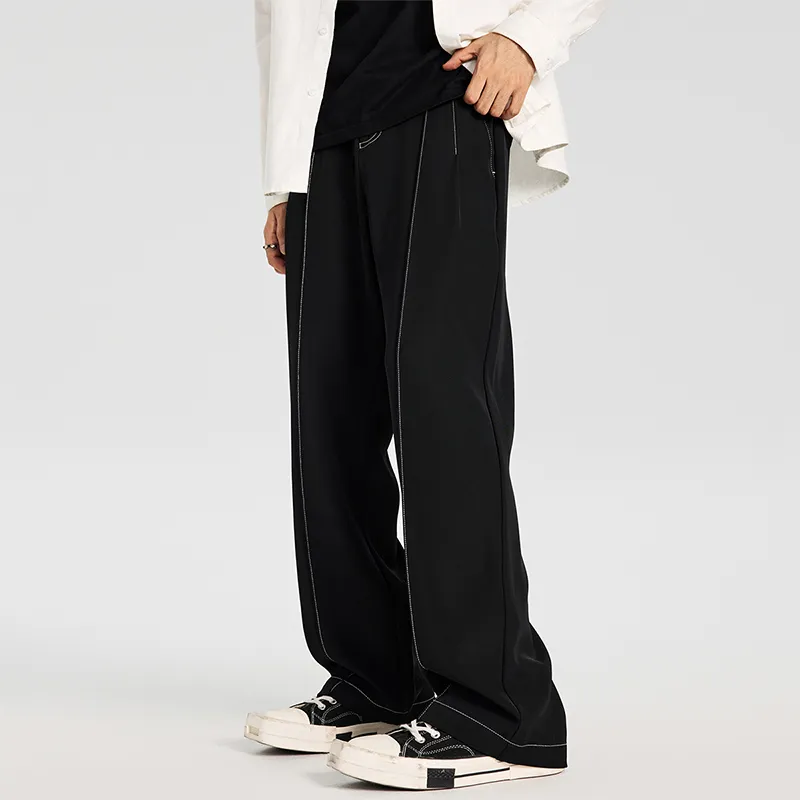 GTRG Casual Pants Unisex Black-3