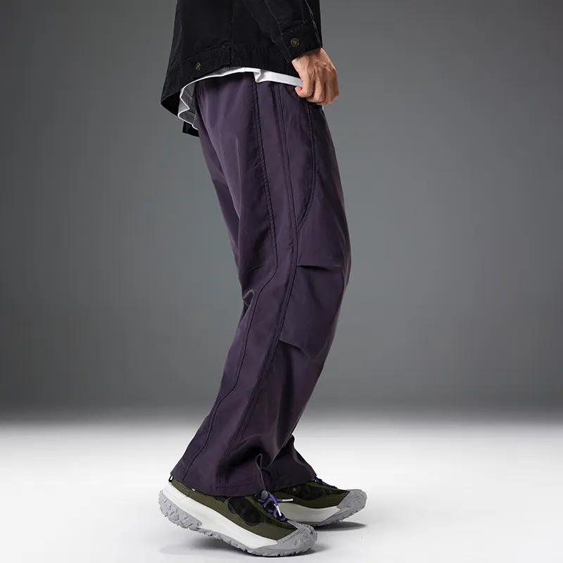 GTRG Casual Pants Unisex Purple-4