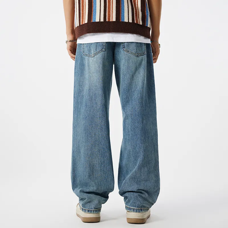 GTRG Jeans Unisex Ink Splatter Blue-5