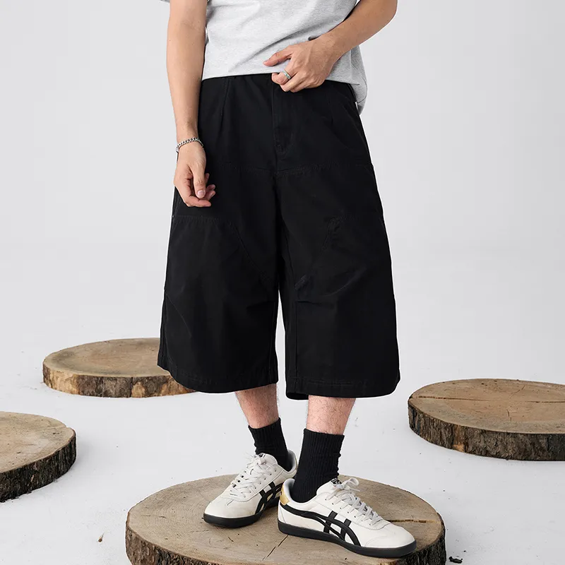 GTRG Casual Shorts Unisex Blue Black-5