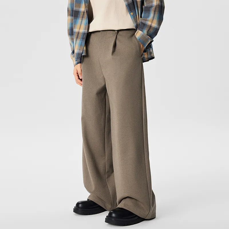 GTRG Casual Pants Unisex Greige-2