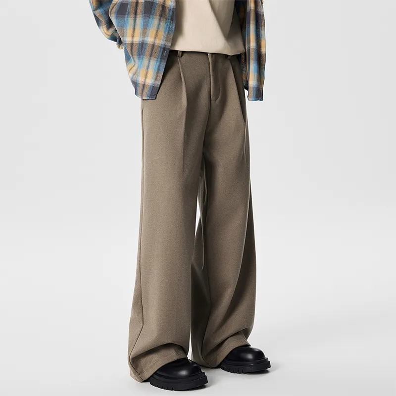 GTRG Casual Pants Unisex Greige-5