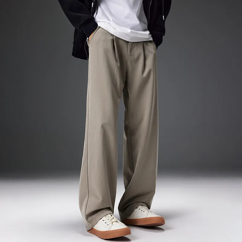 GTRG Casual Pants Unisex Light Khaki-3