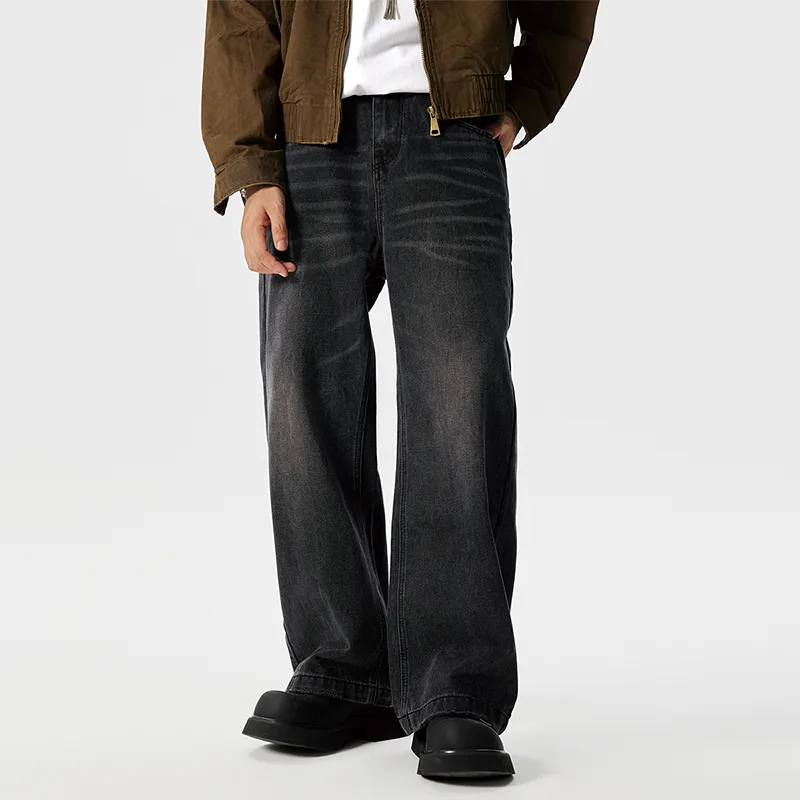 GTRG Jeans Unisex Black Gray Color-3