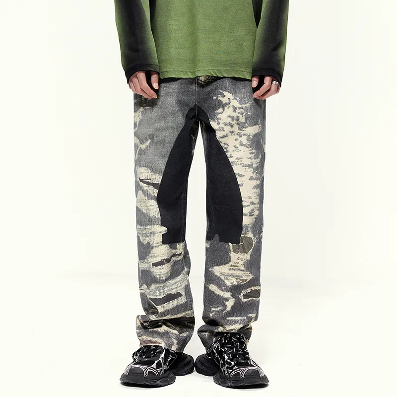 GTRG Jeans Unisex Black Gray-2