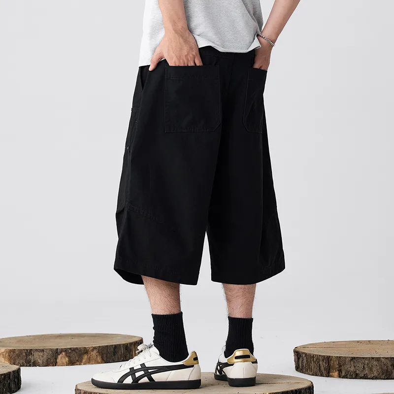GTRG Casual Shorts Unisex Blue Black-6