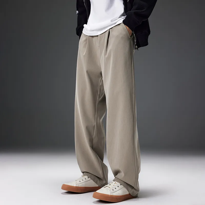 GTRG Casual Pants Unisex Light Khaki-4
