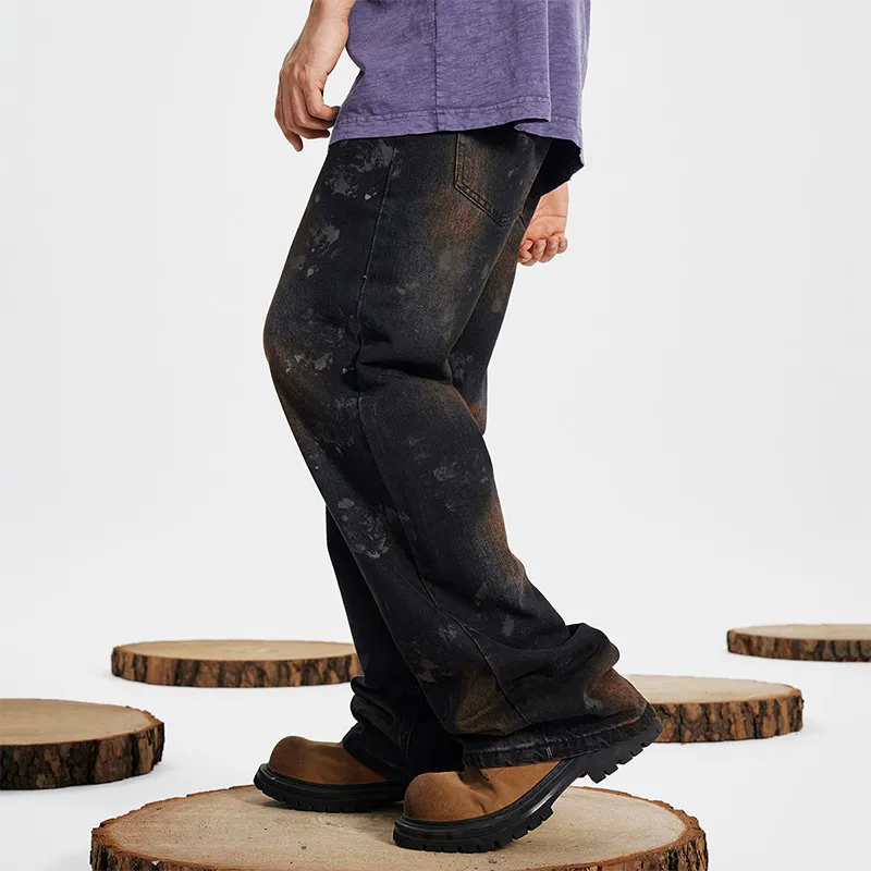 GTRG Jeans Unisex Dirty Mud Black-5