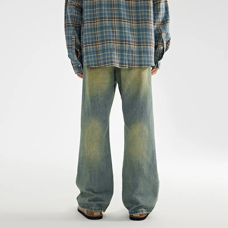 GTRG Jeans Unisex Yellow Mud-3