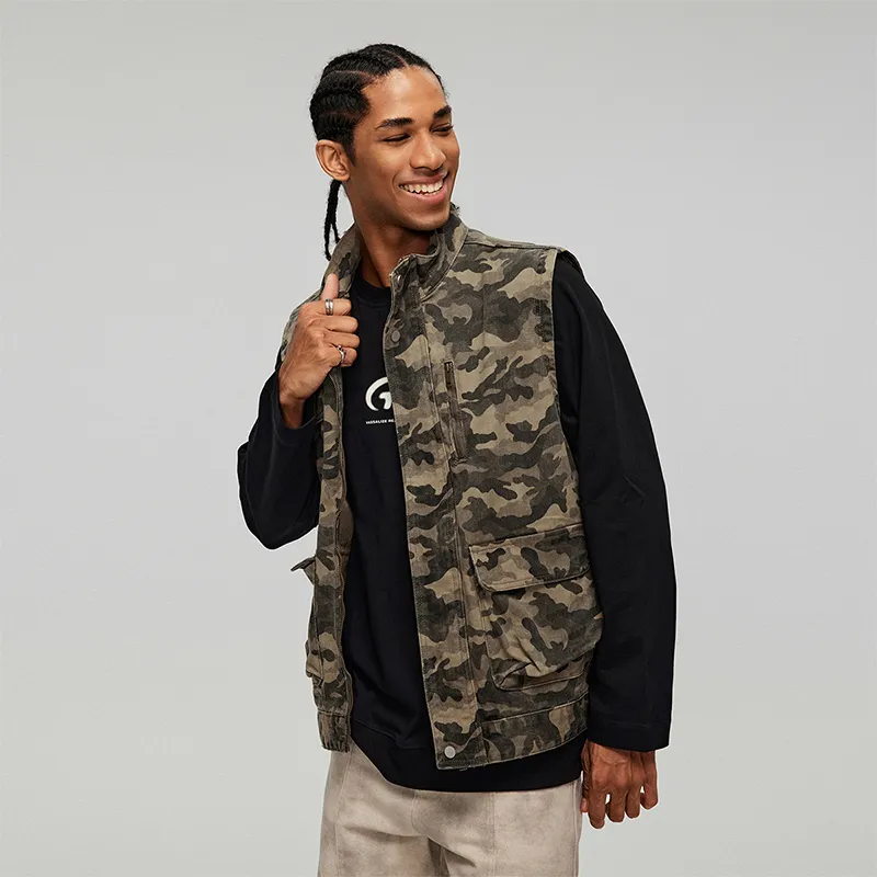 GTRG Vests Unisex Khaki-4