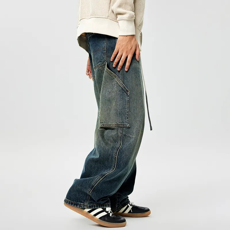 GTRG Jeans Unisex Vintage Blue-5