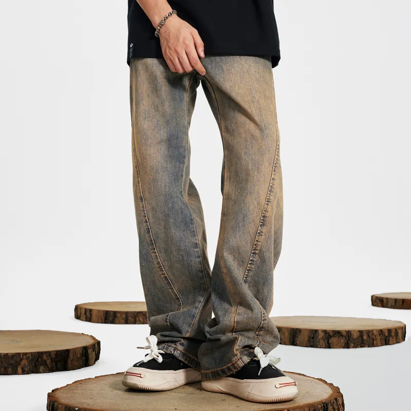 GTRG Jeans Unisex Dirty Mud Black-14